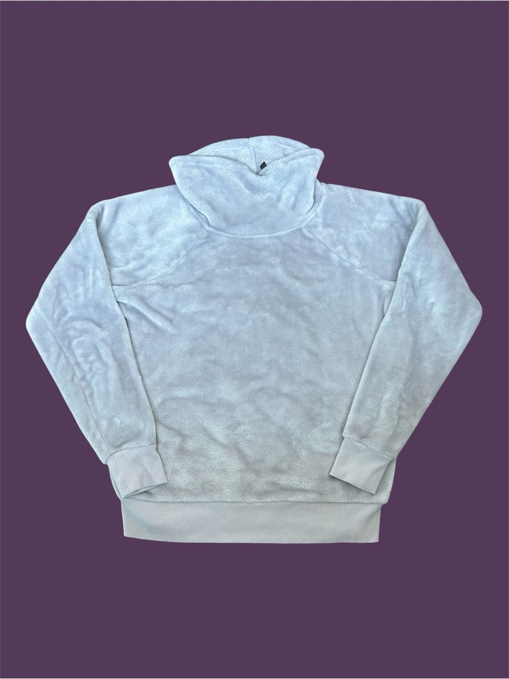 Women’s Light Grey Funnel Neck Super Soft Sweater